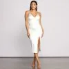 Windsor. Mila Formal High Slit Midi Dress -Bridal Dresses popular shop 05001 0467 1 b300e02a 0419 41ec bd00 5df21bd8c668