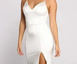 Windsor. Mila Formal High Slit Midi Dress -Bridal Dresses popular shop 05001 0467 3 63dcbecc 867c 4614 81ed e9d19d1fc84a