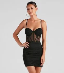 Windsor. Andi Heat Stone Corset Dress