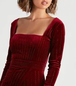 Windsor. Katrina Velvet Long Sleeve Dress 13 Windsor. Katrina Velvet Long Sleeve Dress -Bridal Dresses popular shop 05001 1175 4