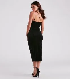 Windsor. Christen Formal Velvet Midi Dress -Bridal Dresses popular shop 05001 1407 2