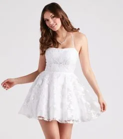 Windsor. Joanna Sequin Lace Party Dress