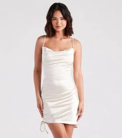 Windsor. Kristy Satin Cowl Neck Party Dress -Bridal Dresses popular shop 05001 1472 1