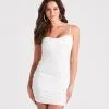 Windsor. Kristen Faux Pearl Mini Party Dress