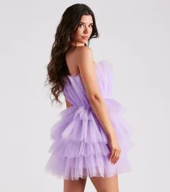 Windsor. Kayla Tulle Short Party Dress -Bridal Dresses popular shop 05001 1575 2