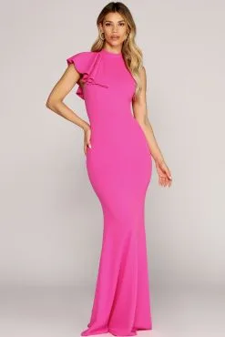 Windsor. Eloise Ruffle Trim Gown