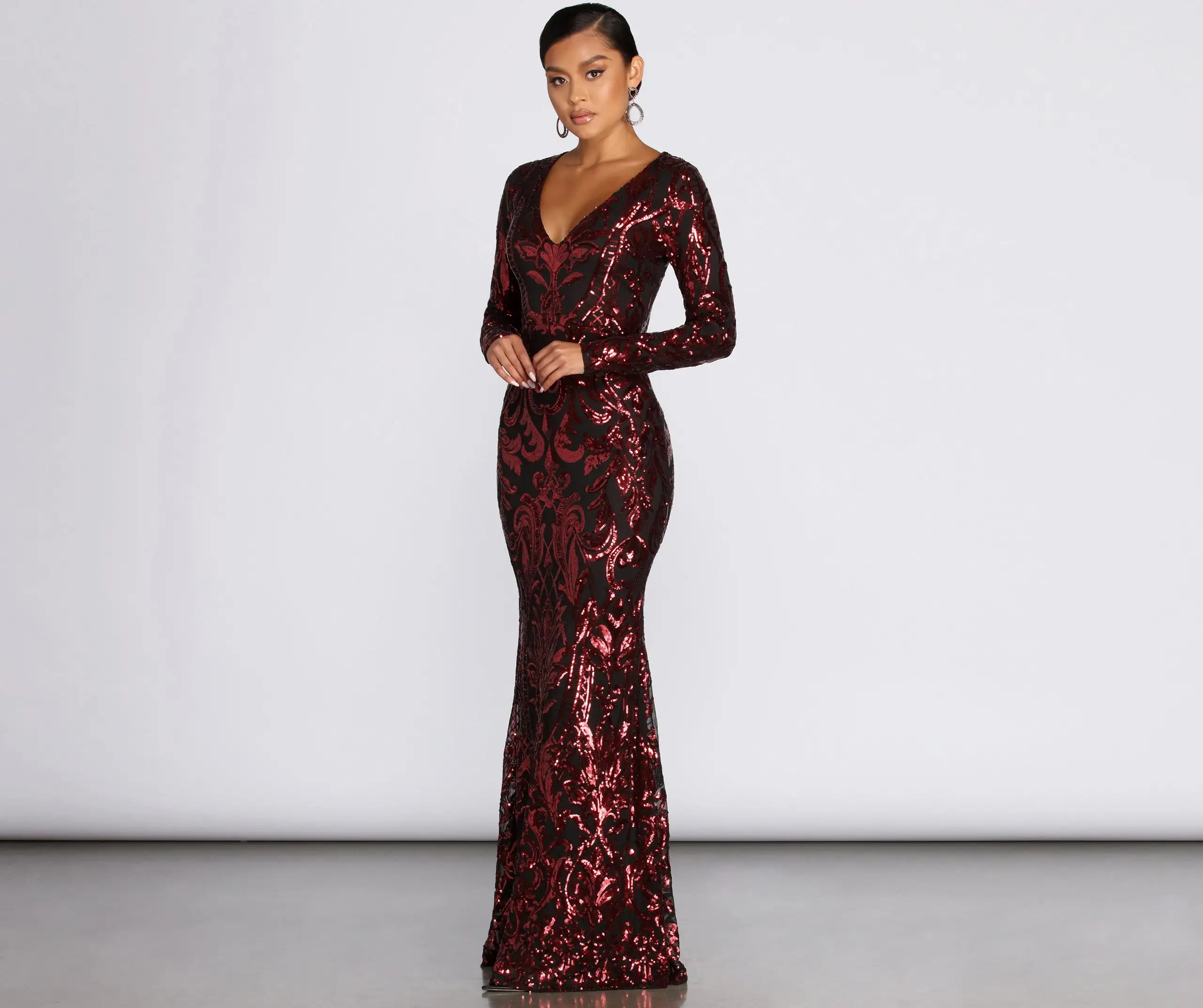 Windsor. Cecile Sequin Formal Gown 3 Windsor. Cecile Sequin Formal Gown