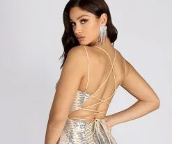 Windsor. Constance Lace Back Sequin Dress -Bridal Dresses popular shop 05002 0322 4 49cc9af6 2d39 4ed7 9341 d7164b56a00d