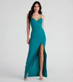 Windsor. PLACEHOLDER - Sasha Formal High Slit Wrap Dress -Bridal Dresses popular shop 05002 0413 1 1344a572 1c08 47c2 9881 916d745a3ec9