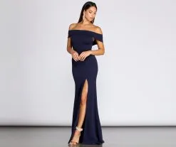 Windsor. Layci Formal High Slit Dress -Bridal Dresses popular shop 05002 0487 3
