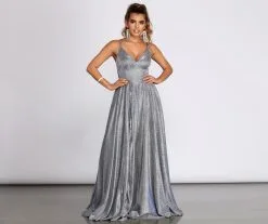 Windsor. Olympia Glitter Full A-Line Dress