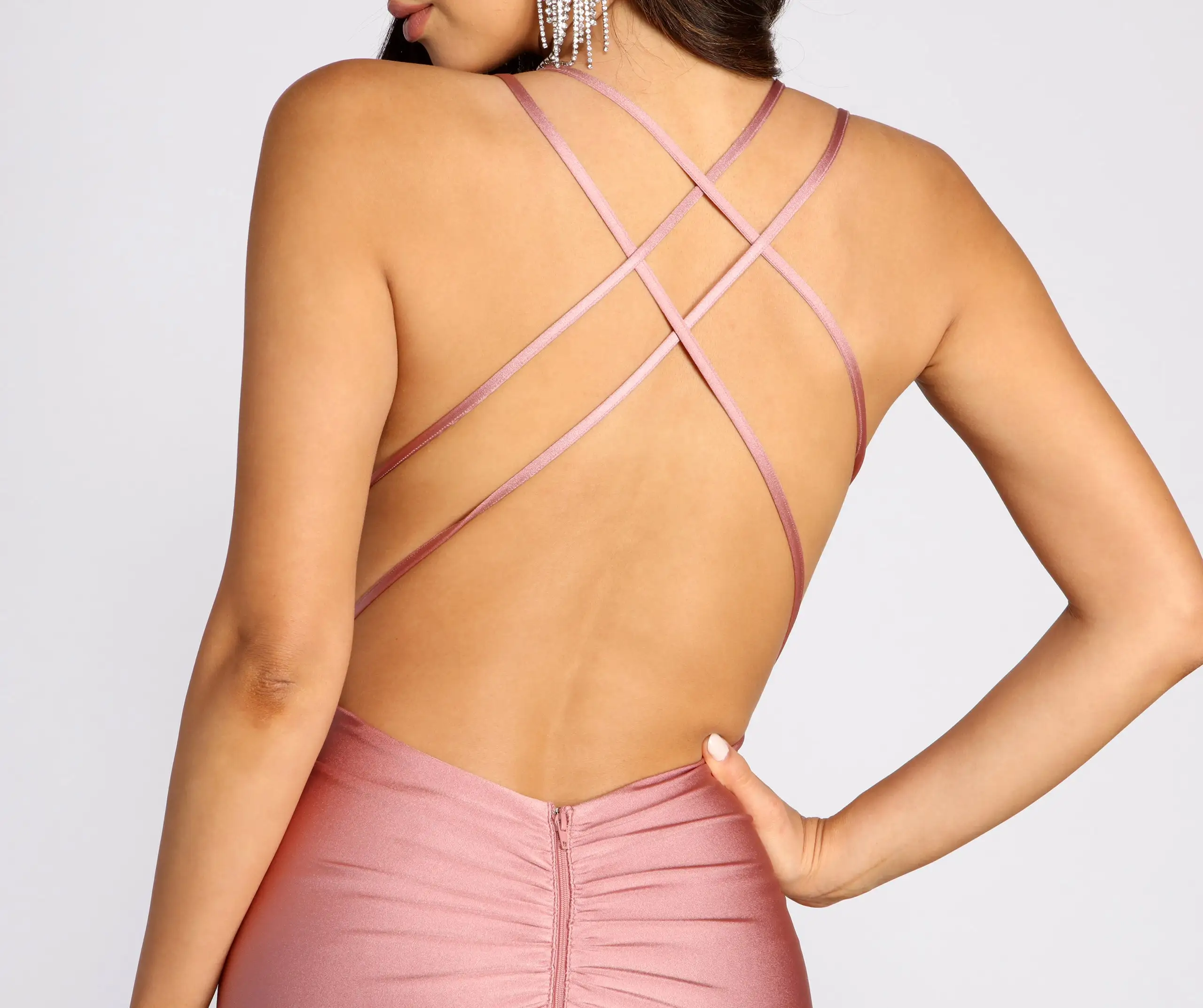 Windsor. Candra Strappy Back Wrap Dress 7 Windsor. Candra Strappy Back Wrap Dress - Image 5