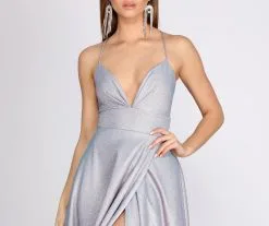 Windsor. Stefanie Glitter Shine Cross Back A-Line Dress -Bridal Dresses popular shop 05002 0737 3 32363400 0833 4279 896d bd4075b2059b