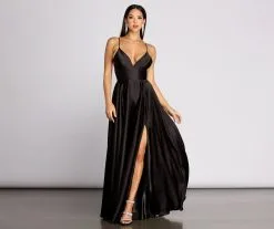 Windsor. Isabelle Satin A-Line Dress -Bridal Dresses popular shop 05002 0929 3