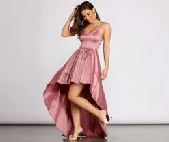 Windsor. Felicity Scallop Neck Taffeta High Low Dress 8 Windsor. Felicity Scallop Neck Taffeta High Low Dress -Bridal Dresses popular shop 05002 0938 3