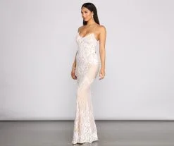 Windsor. Blair Sequin Scroll Sleeveless Formal Dress -Bridal Dresses popular shop 05002 0958 5 761e653e 7eb4 401f 8cdc 24f8a327665f