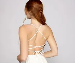 Windsor. Jacklyn Crepe And Chiffon High Slit Formal Dress -Bridal Dresses popular shop 05002 1223 6