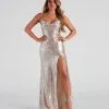 Windsor. Delilah Formal Sequin High Slit Dress -Bridal Dresses popular shop 05002 1279 1 4ee8839b 2c45 44fa 856e ffca912c1f33