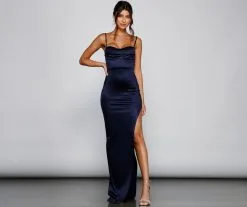 Windsor. PLACEHOLDER - Lola High Slit Satin Dress 19 Windsor. PLACEHOLDER - Lola High Slit Satin Dress -Bridal Dresses popular shop 05002 1476 1 2a1ae5b8 3f48 40cb bd8f 8ba52a35d4ee