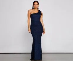 Windsor. Henley Formal One Shoulder Glitter Dress -Bridal Dresses popular shop 05002 1510 4 4ceaaae0 3d5f 4972 90bc 39424230b377