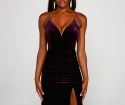 Windsor. Cassia Formal Open-Back Velvet Dress -Bridal Dresses popular shop 05002 1550 3 1