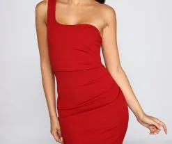 Windsor. Kinsley One-Shoulder High-Slit Dress -Bridal Dresses popular shop 05002 1564 2