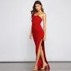 Windsor. Kinsley One-Shoulder High-Slit Dress -Bridal Dresses popular shop 05002 1564 3