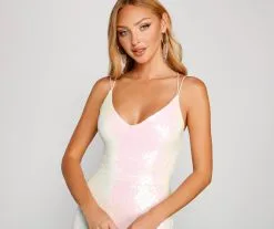 Windsor. Irene Sequin Floor-Length Formal Dress -Bridal Dresses popular shop 05002 1679 4