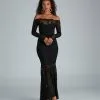 Windsor. Betty Formal Off The Shoulder Lace Dress