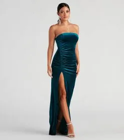 Windsor. Janet Velvet High Slit Formal Dress 8 Windsor. Janet Velvet High Slit Formal Dress -Bridal Dresses popular shop 05002 1811 3 58123715 945f 48cb b4f0 53e0375b7e29