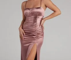 Windsor. Brooklyn Satin Ruched Formal Dress -Bridal Dresses popular shop 05002 1879 3 343f85d0 c7e7 4fa0 9f5e cff98a44323c