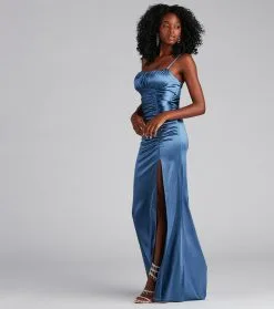 Windsor. Brooklyn Satin Ruched Formal Dress -Bridal Dresses popular shop 05002 1880 1 1cc193c7 3728 463c 8933 4842474f724e