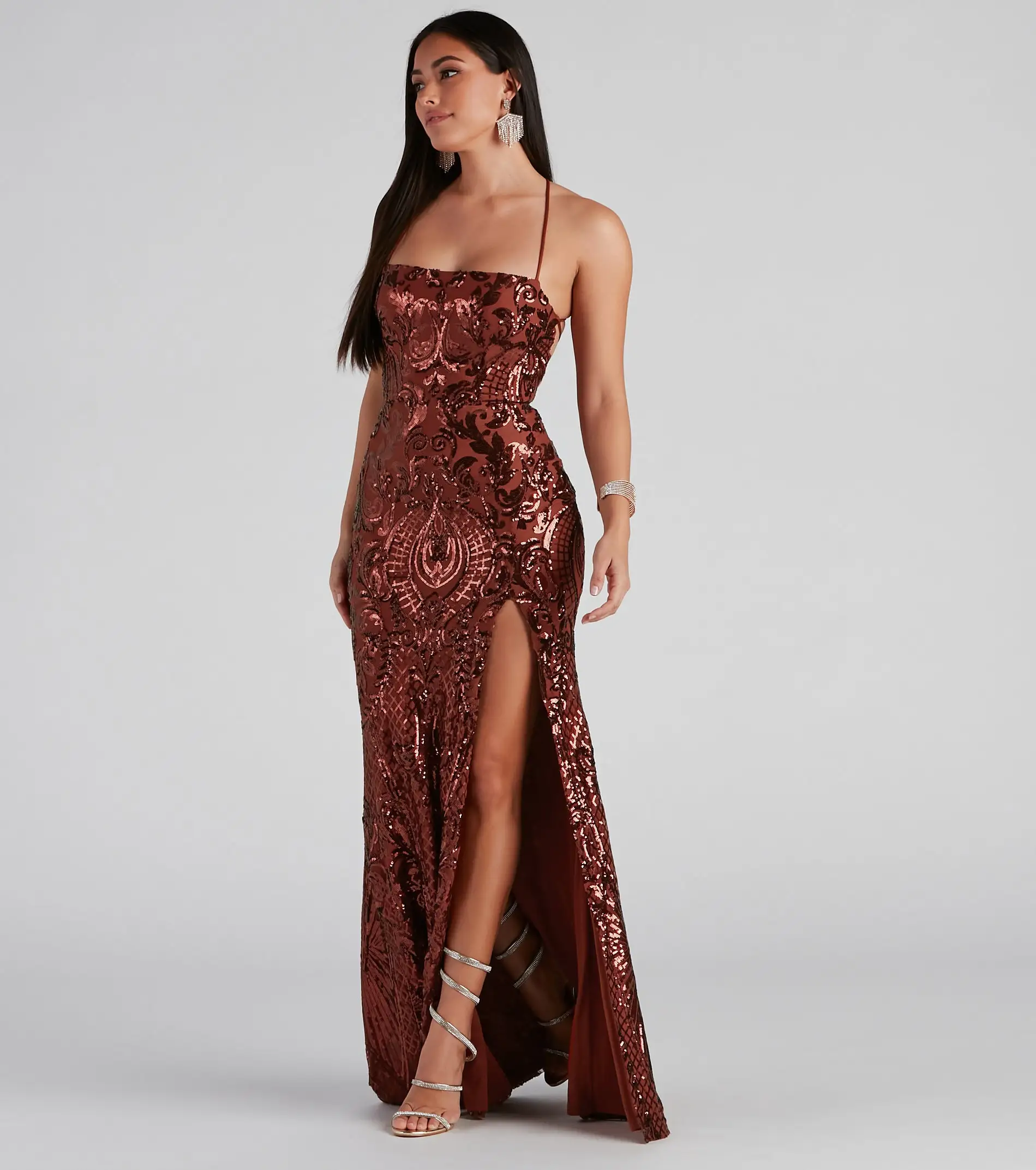 Windsor. Rowena Sequin Mermaid Dress 12 Windsor. Rowena Sequin Mermaid Dress - Image 10