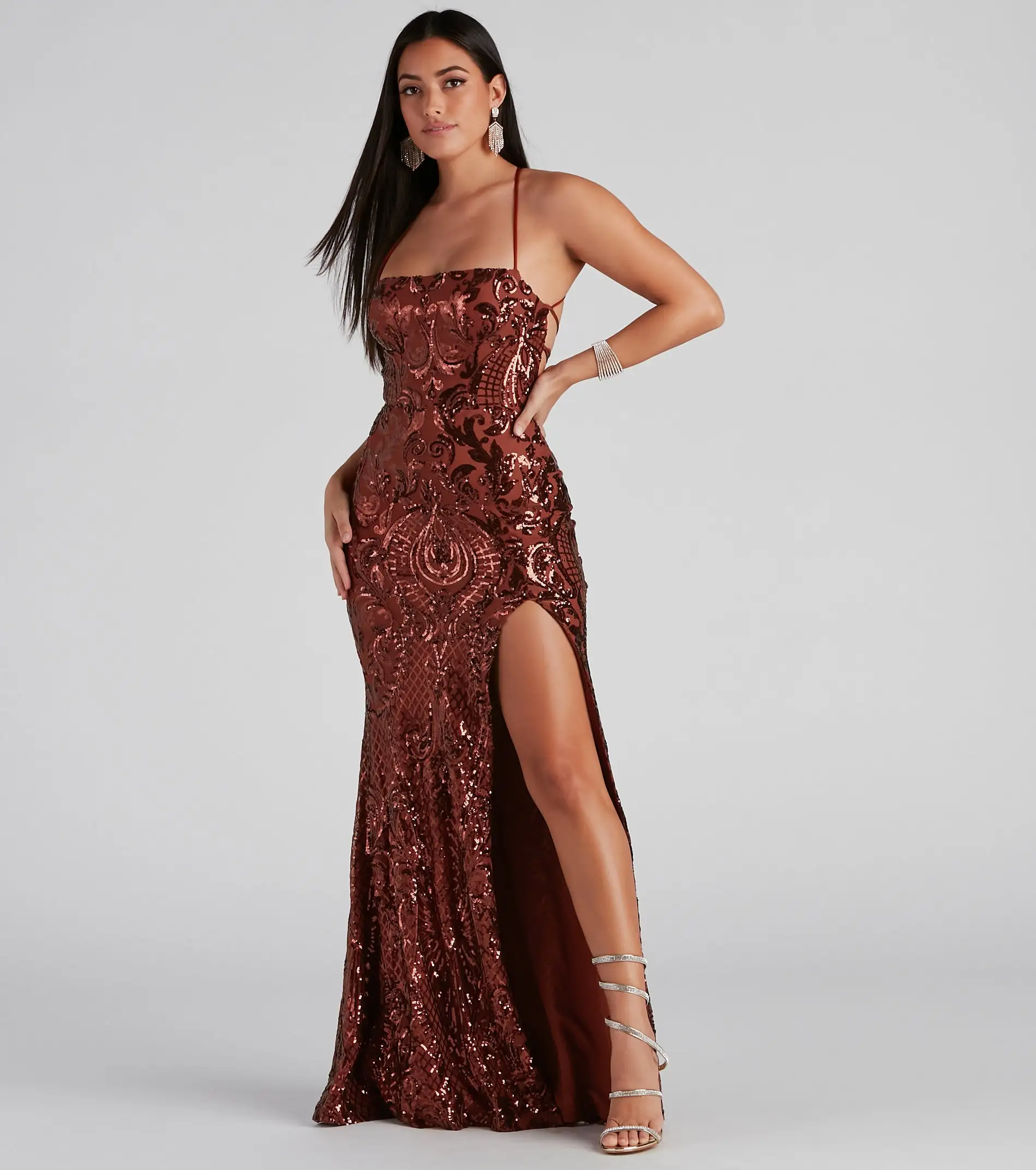 Windsor. Rowena Sequin Mermaid Dress 14 Windsor. Rowena Sequin Mermaid Dress - Image 12