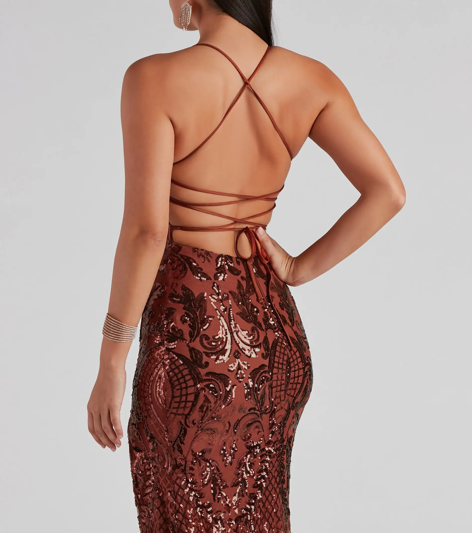 Windsor. Rowena Sequin Mermaid Dress 15 Windsor. Rowena Sequin Mermaid Dress - Image 13