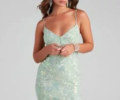 Windsor. Marleigh Formal Sequin Scroll Dress -Bridal Dresses popular shop 05002 2086 4 1