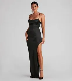 Windsor. Luna Formal High Slit Dress -Bridal Dresses popular shop 05002 2139 3 bc6cda06 6013 4f78 867c 5d5480e58931