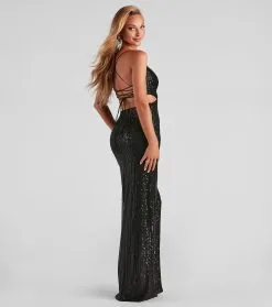 Windsor. Annie Formal Sequin Long Dress -Bridal Dresses popular shop 05002 2181 3