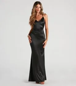 Windsor. Saphira Formal Open Back Mermaid Dress
