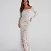 Windsor. Liesel Formal Floral Lace Mermaid Dress