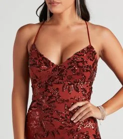 Windsor. Marleigh Formal Sequin Scroll Dress -Bridal Dresses popular shop 05002 2417 4 1