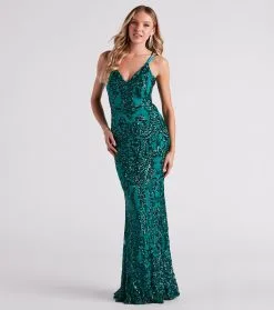 Windsor. Amaya Sequin Mesh Formal Dress -Bridal Dresses popular shop 05002 2497 1