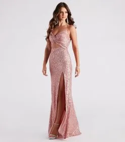 Windsor. Haven Cutout Sequin Formal Dress -Bridal Dresses popular shop 05002 2507 3