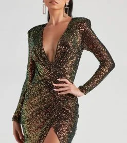 Windsor. Malika Sequin Asymmetrical Long Dress -Bridal Dresses popular shop 05002 2571 4