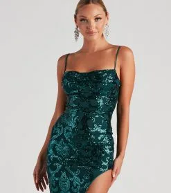 Windsor. Leah Formal Sequin Mesh Long Dress -Bridal Dresses popular shop 05002 2631 4