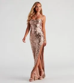Windsor. Leah Formal Sequin Mesh Long Dress -Bridal Dresses popular shop 05002 2641 3 9433b23a 9775 4e87 a2be f64b699523b7