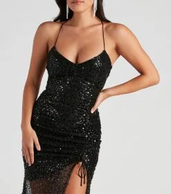 Windsor. Olivia High Slit Sequin Mermaid Dress -Bridal Dresses popular shop 05002 2678 4