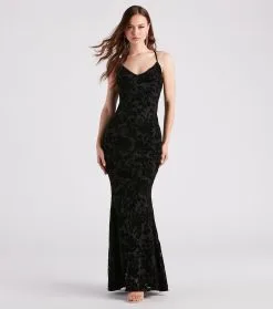 Windsor. Eloise Formal Velvet Lace-Up Mermaid Dress -Bridal Dresses popular shop 05002 2733 1