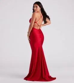 Windsor. Martha Formal Satin Mermaid Long Dress -Bridal Dresses popular shop 05002 3033 2