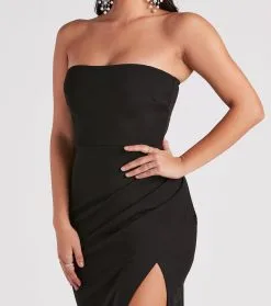 Windsor. Whittney Strapless High Slit Formal Dress -Bridal Dresses popular shop 05002 3178 4 005268e8 e10b 4cda 8c45 dc19420e409d 1